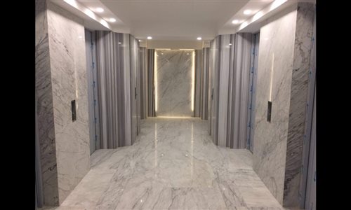 Wavy White Marble | Tourism Bank
